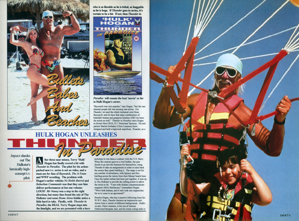Hulk Hogan in March 1994 Impact Magazine