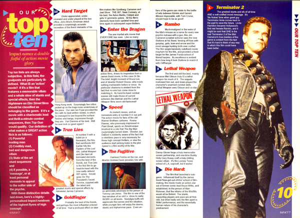 Top ten list in Impact magazine November 1994