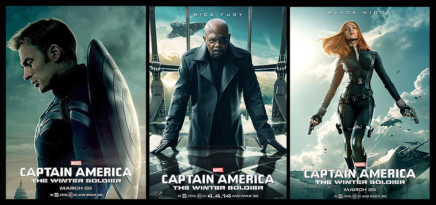 Captain America Winter Soldier posters
