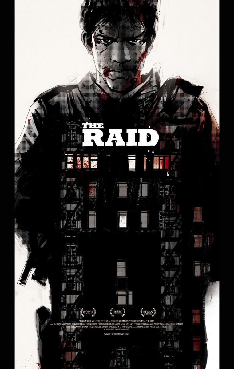 The Raid - cover illustration by Jock