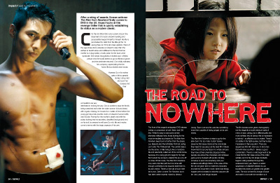 Man From Nowhere Spread from Impact May 2011