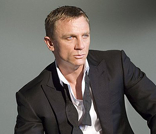 Actor Daniel Craig as James Bond