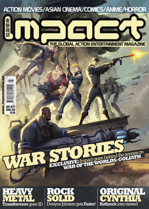 Impact Magazine July 2011 Issue Cover featuring War of the Worlds: Goliath