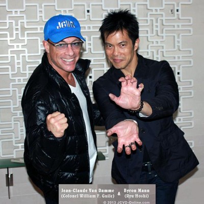 Mano a Manno... JCVD and Byron in HK.